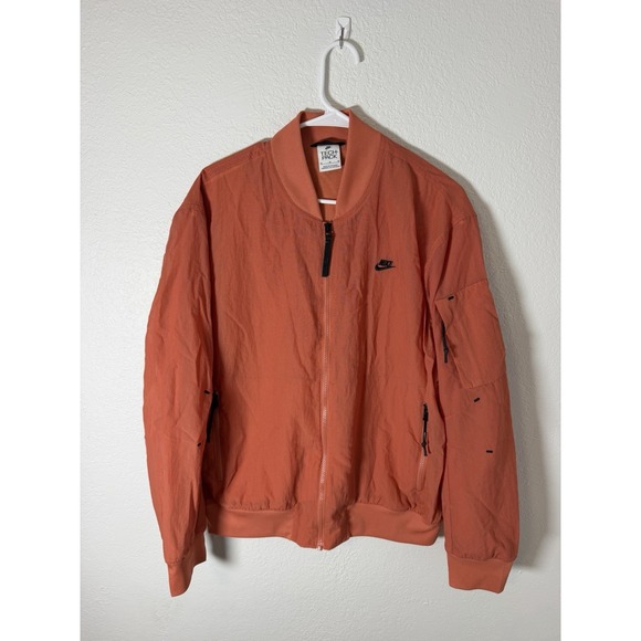 Nike Other - Nike Sportswear Tech Pack Bomber Jacket DM6940-827 Madder Root Men's Medium